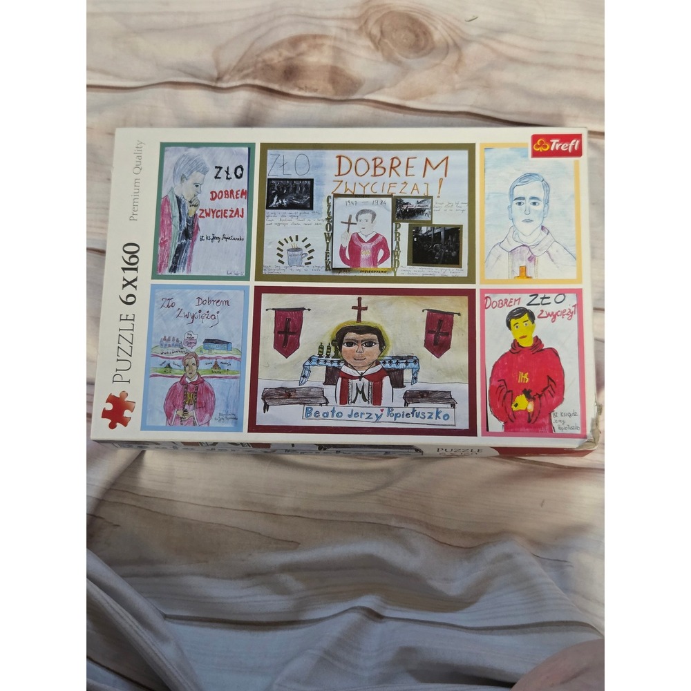 Trefl Puzzle 6x160 Blessed Jerzy Popieluszko Zlo Dobrem Polish Religious